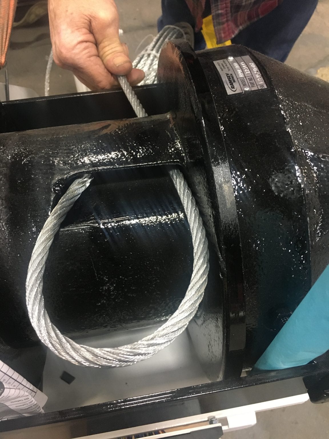 Wire Rope Installation Auto Crane